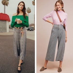 Wide Leg Cropped Pants